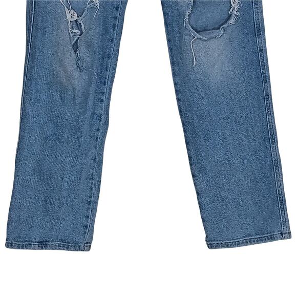 Celebrity Pink Jeans Juniors 0 Blue Carpenter High Rise Crop Straight Denim - Picture 6 of 12